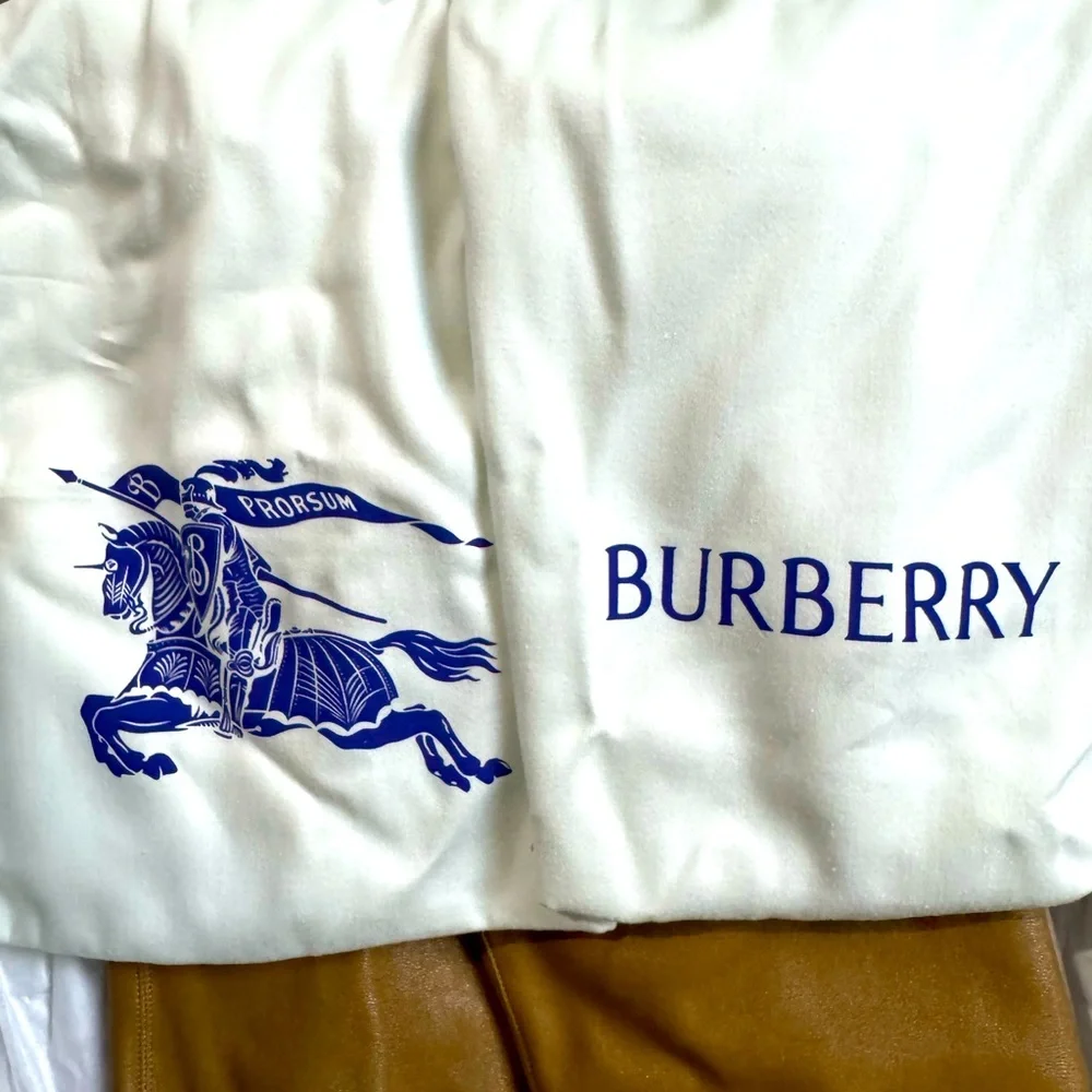 Stunning Burberry (Thigh) High Pillar Ladies Wedge Boots. Made in Italy. - Picture 7 of 8
